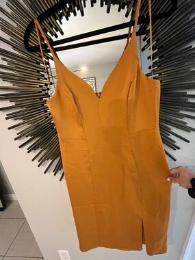 Express Satin Midi Dress